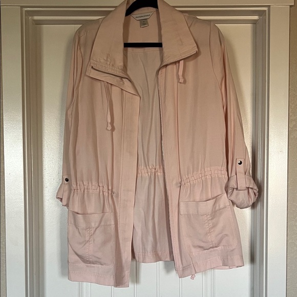 Christopher & Banks Jackets & Blazers - Christopher & Banks Blush Utility Jacket